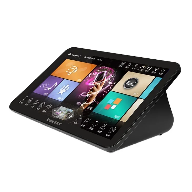 

InAndOn 15,6 3в1 6T Новая технология Профессиональное производство Караоке-плеер с сенсорным экраном Домашняя вечеринка Караоке-машина