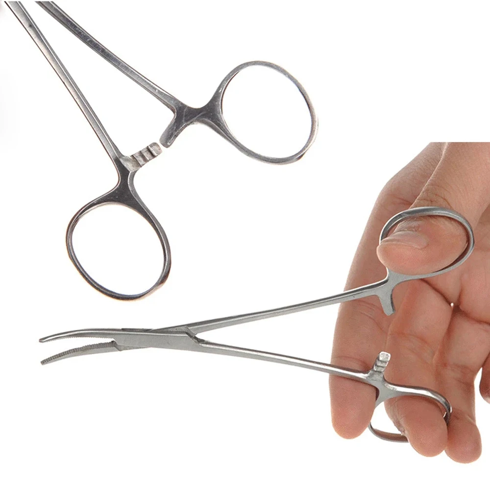 Hair Clamp Fishing Line Cutter Cleaning Pliers Epilation Tools Straight Tip Clamps Hemostatic Forceps Fishing Locking Pliers