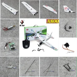 WLtoys XK A800 5CH RC aereo pezzi di ricambio motore eliche lame ala coda gruppo ricevitore scheda telecomando Servo