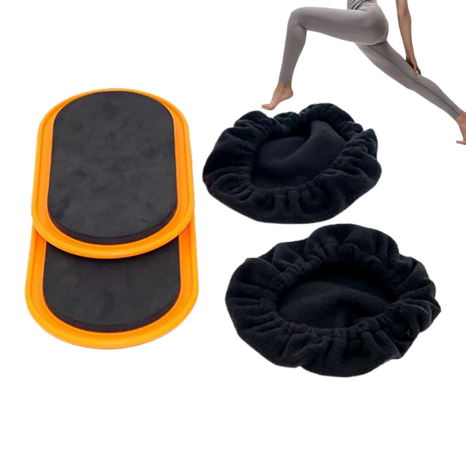 

Oval Core Sliders Fitness Gliders Exercise Discs for Ab Workout & Full Body Training, Home Gym Bedroom Floor Workout Equipment