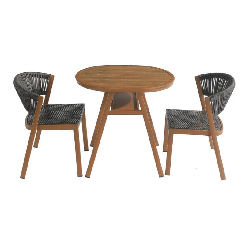 

Outdoor table and chair combination, garden, open air, woven rattan chairs, leisure, balcony, courtyard