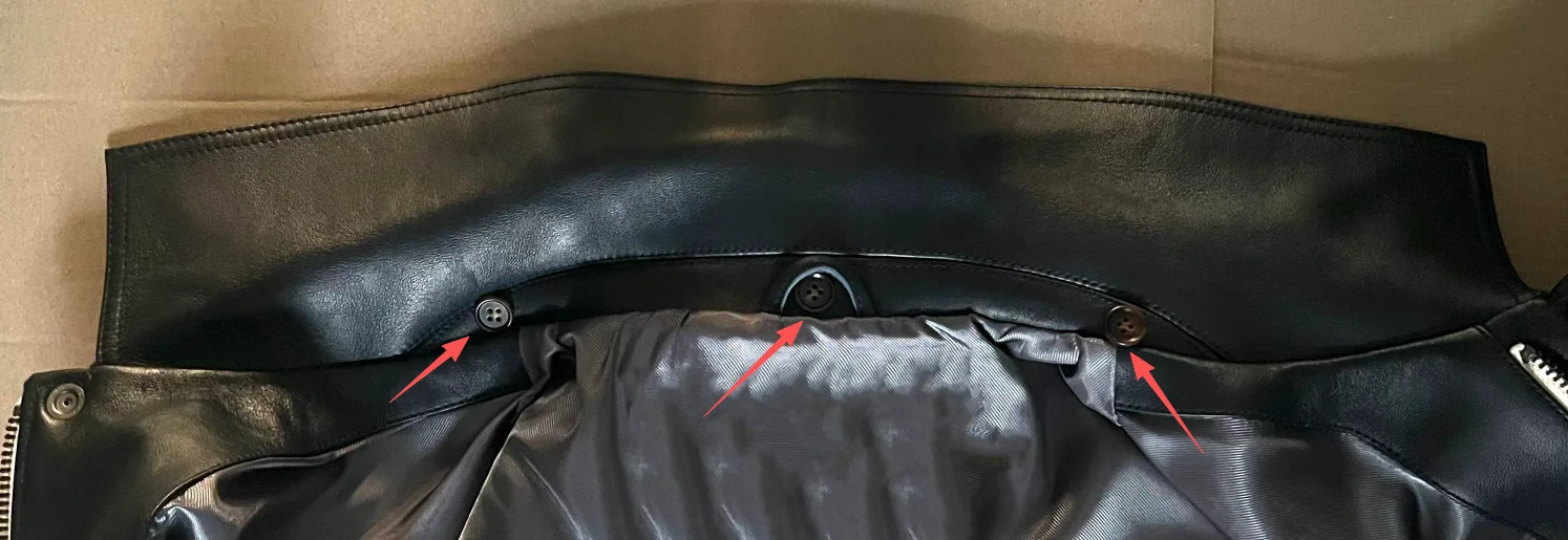 Winter G1 Top Gun Jacken-Zubehör Abnehmbarer Schaffell-Wollkragen Braun Schwarz Original Pelzkragen für Herren-Oberbekleidung – Detail 7
