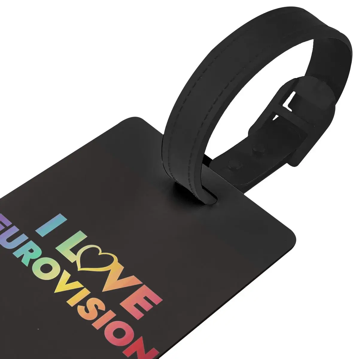 I Love Eurovision etichette per bagagli accessori per valigie viaggio PVC moda bagaglio etichetta d'imbarco porta etichette portatile nome indirizzo