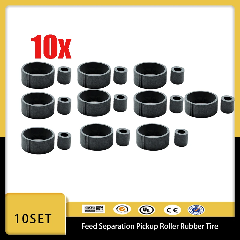 

10X резиновая шина ролика захвата подачи для EPSON L3110 L3150 L4150 L4160 L3156 L3151 L1110 L3158 L3160 L4158 L4168 L4170