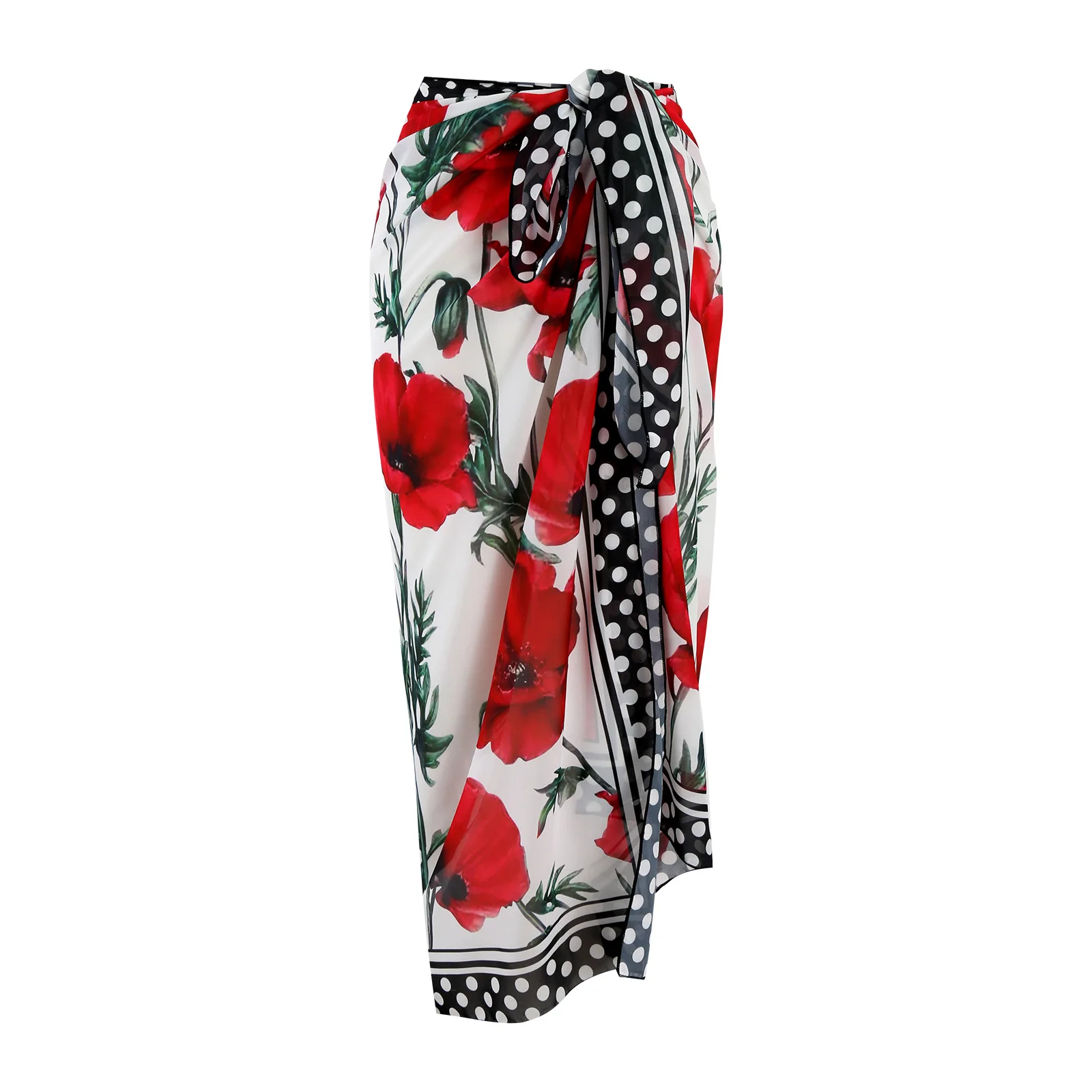 2025 جديد مثير بيكيني قطعة واحدة ملابس السباحة تنورة شيفون تنّورة ملفوفة بدلة الكتف ملابس السباحة الشاطئ جمع غطاء البطن المحافظ