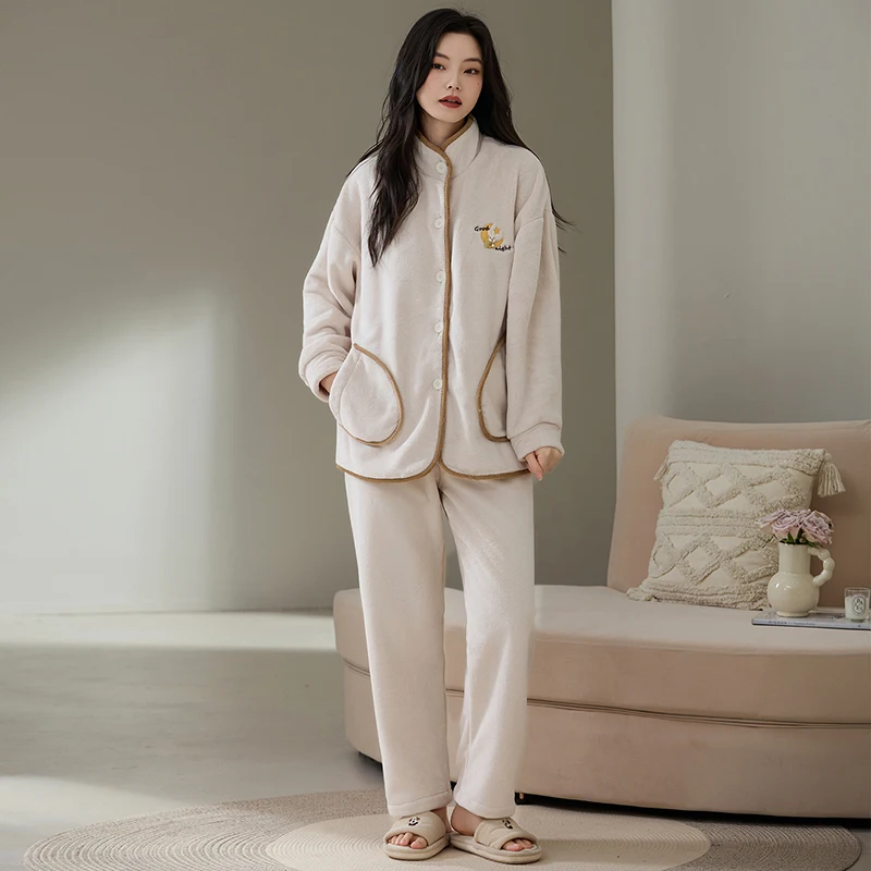 high-quality-winter-women-pajama-set-warm-flannel-sleepwear-female-long-sleeve-casual-nightwear