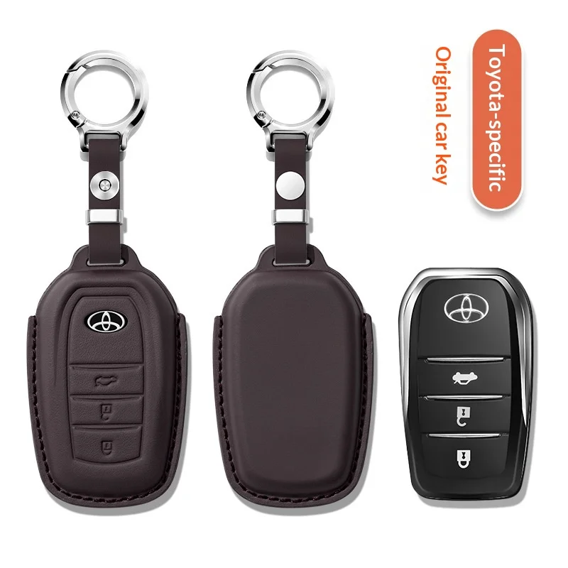 Fit For Toyota Camry RAV4 Corolla Avalon Levin Wildlander Frontlander BZ4X Soft TPU Silicone Protective Car Key Case