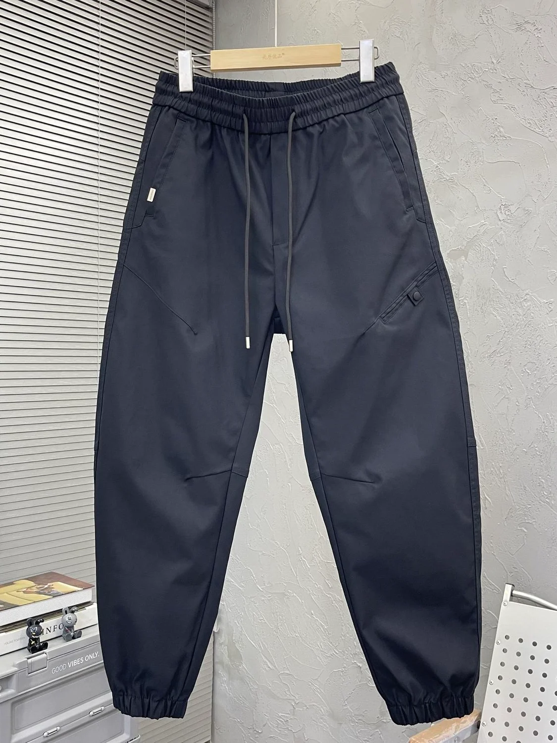 Men's Outdoor Harlan Sport Pants Slim Fit Fleece Lined Loose Thick Casual Trousers High Elasticity Winter Fashion Pants