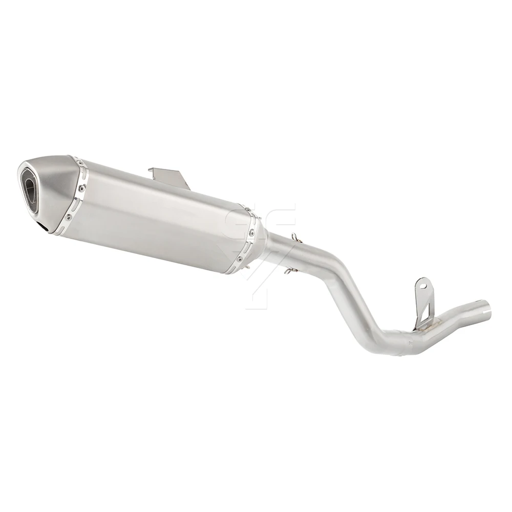 For Moto Morini X Cape 2021 2022 2023 X-Cape 650 Escape Slip-on Motorcycle Exhaust Muffler With Mid Link Pipe