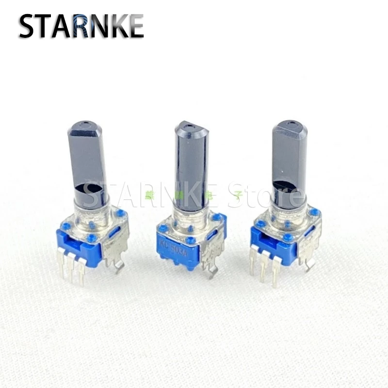 2 Stück RK09 Stepper-Typ 3-Pin A50K B50K A100K Leistungsverstärker Mixer Lautstärke-Potentiometer