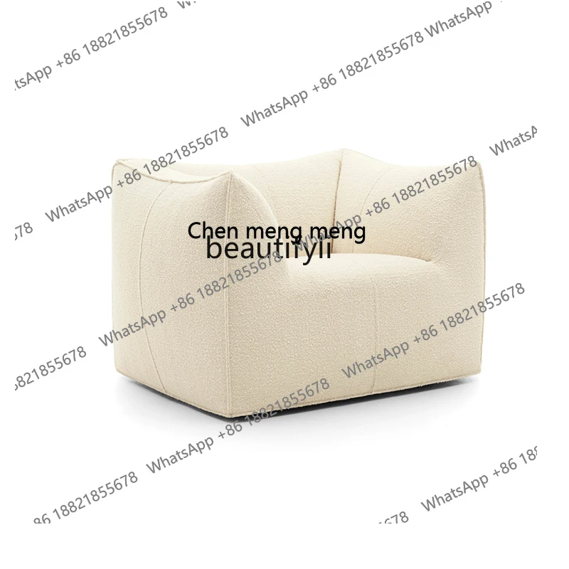 

X Italian Minimalist Designer Sand Hotel Sample Room Lazy Fabric Single Leisure Sofa Tiger Stool chairs living room