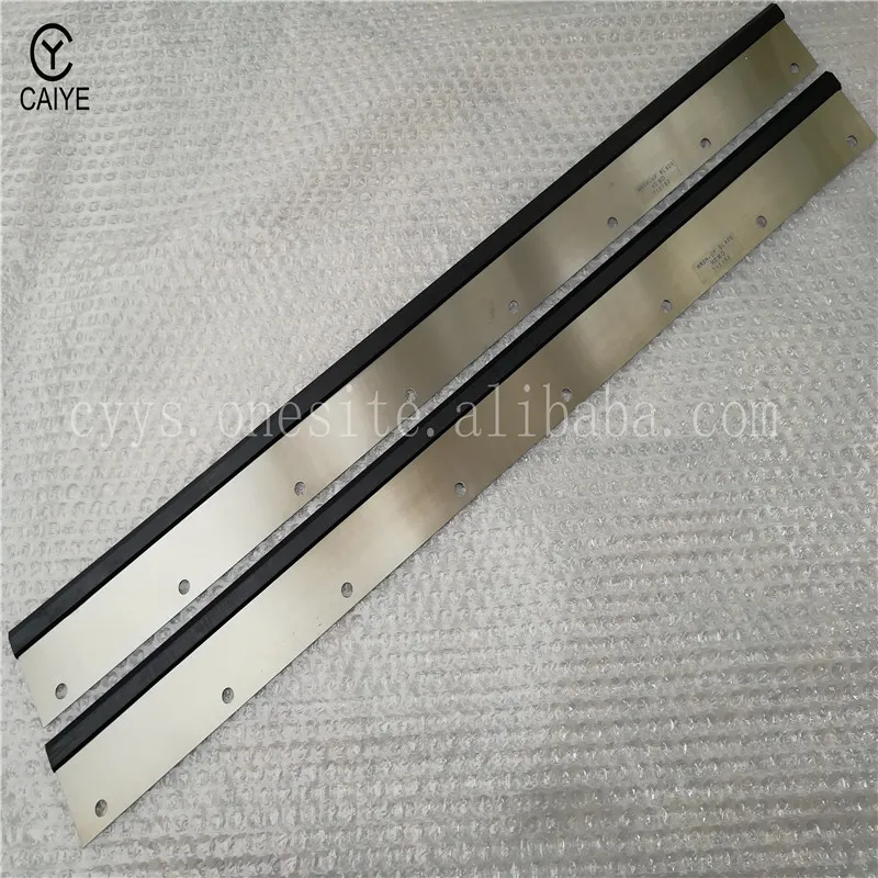 SM74 Offset Printing Machine Parts Original MO Wash Up Blade 69.010.180F Size 715x60x0.5mm