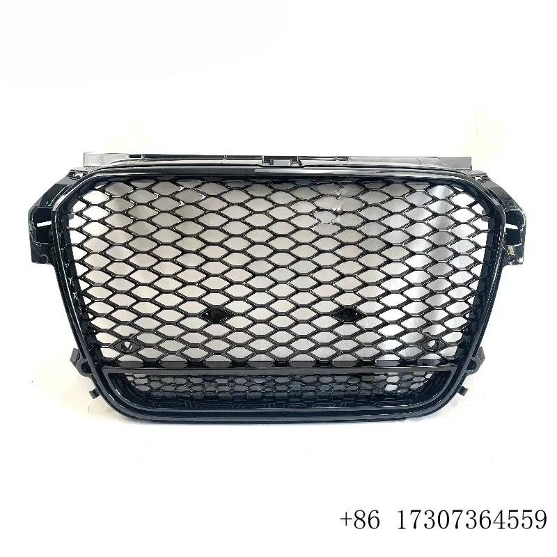 

Для Audi A1 S1 2011-2015: Спортивная передняя решетка в стиле RS1, шестиугольная, «пчелиный гнездо», аксессуар для автомобилей Audi quattro