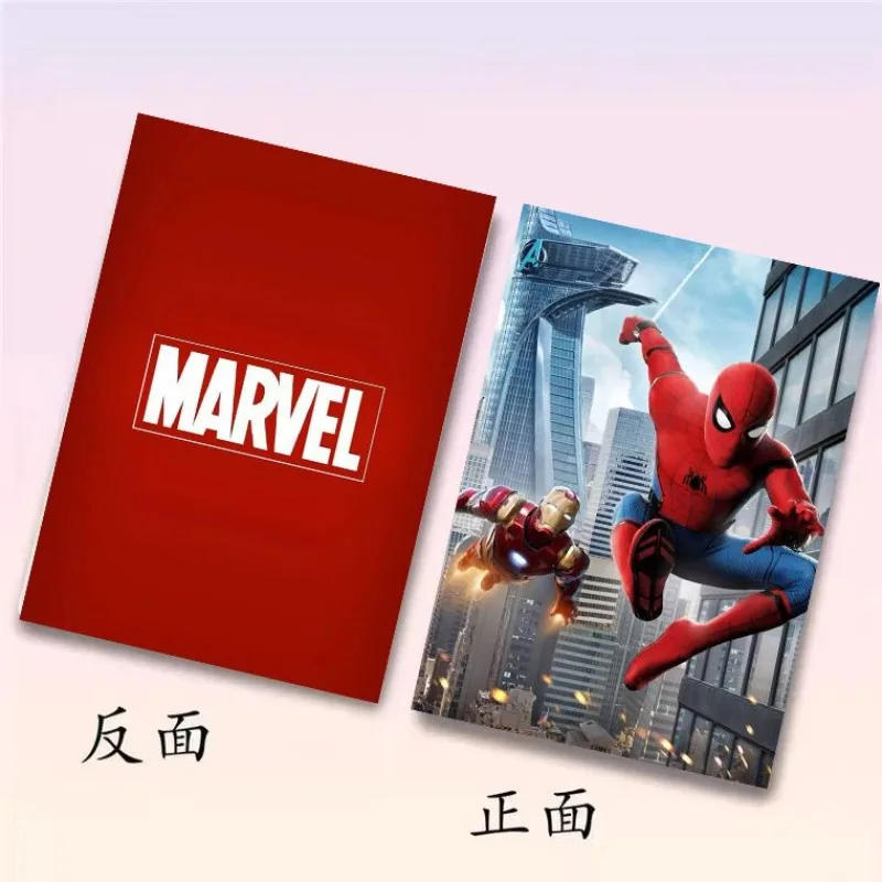 Marvel Spider Man Anime Character Print A5 Notebook Fashionable Personality Student Soft-sided Copy Notebook Children's Gift