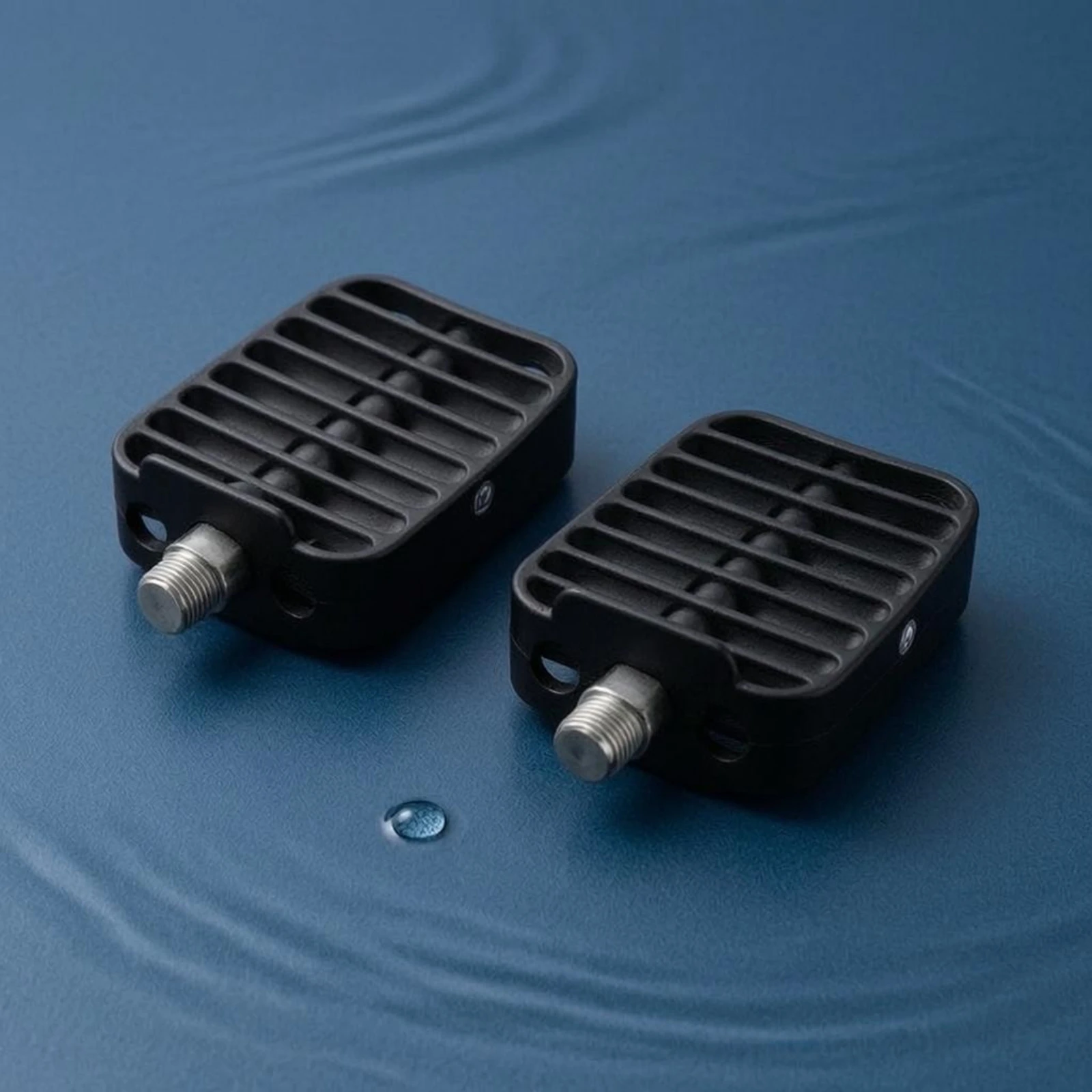 Black Kayak Foot Pedals Nylon Ribbed Kayak Pedals Water Sports Gear Portable Watercraft Part Sturdy