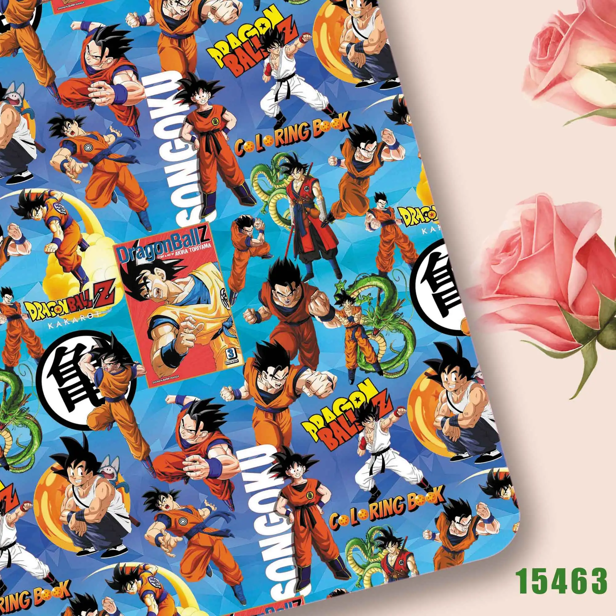 140*50cm dragon ball Polyester/100Cotton/satin Fabric Sewing Patchwork Quilting Baby Dress Printed Fabric Fabric Sewing Kids view 5
