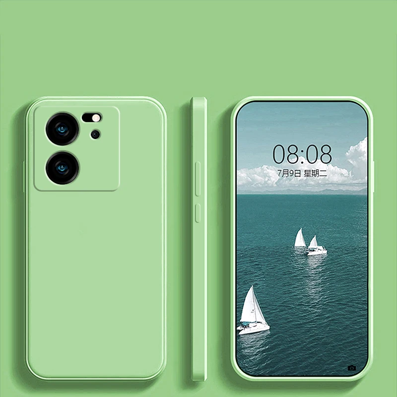 Mi 13 t 13 t mi13t pro Fall Luxus quadratische flüssige Silikon Handy hüllen für Xiaomi mi 13 t mi 13 t pro mi13t pro 5g Soft Back Cover – Detail 15