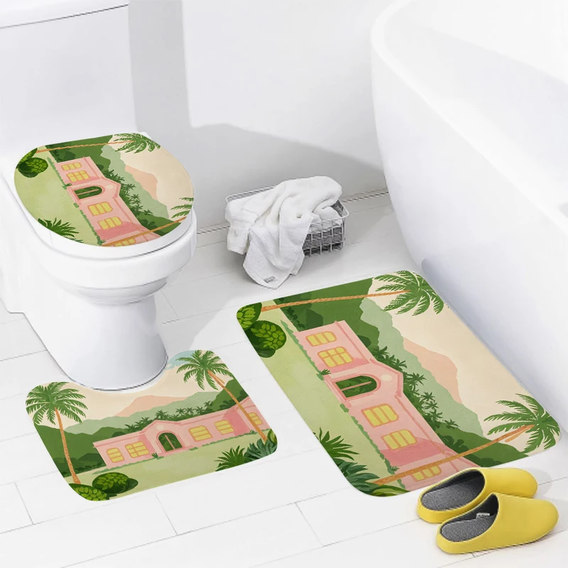 집 입구 카펫 홈 문짝 매트, 북유럽 거실 목욕 발 욕실 미끄럼 방지 러그 장식, 보호 북유럽 모던 추상