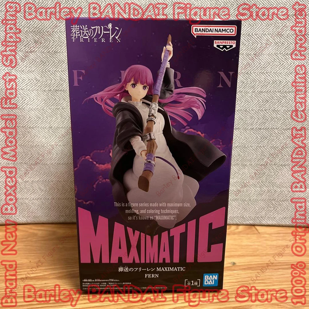 

В наличии: Оригинальные коллекционные фигурки BANPRESTO Frieren: Beyond Journey's End MAXIMATIC Fern, аниме-фигурки в коробках, модельные игрушки