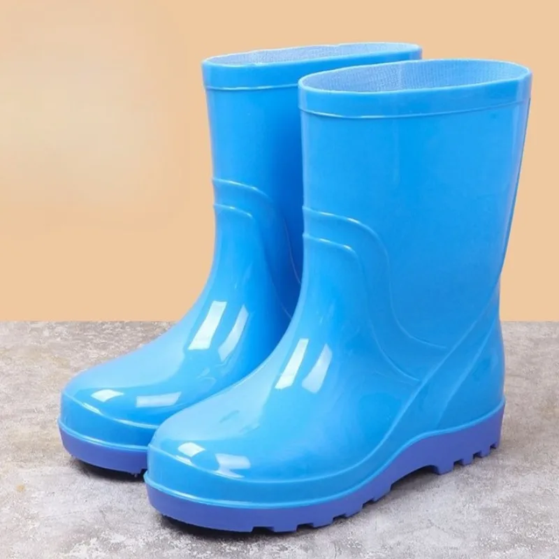 

2026 New Kids Unisex Waterproof Rain Boots Anti Slip for Girls School Kindergarten Outdoor Use All Season Shoes