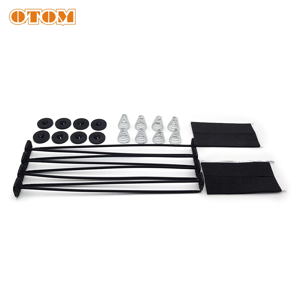 OTOM Universal Fan Mount Bracket Kit Automobiles Motorcycles Cooling Radiator Plastic Ties Straps Cushion Pads Feet Springs Part