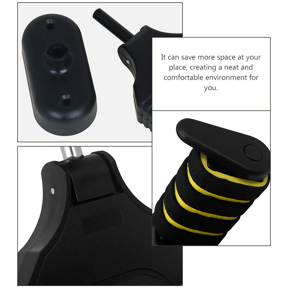 

2 Sets Guitar Hook Hooks Ukulele Wall Mount Mounts Mounted Holder Sponge Uke Hanger