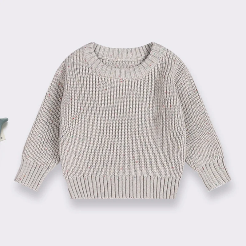 Autumn Toddler Children Sweaters Loose Infant Boys Girls Long Sleeve Knitting Pullovers Tops Kids Baby Girl Boy Sweaters