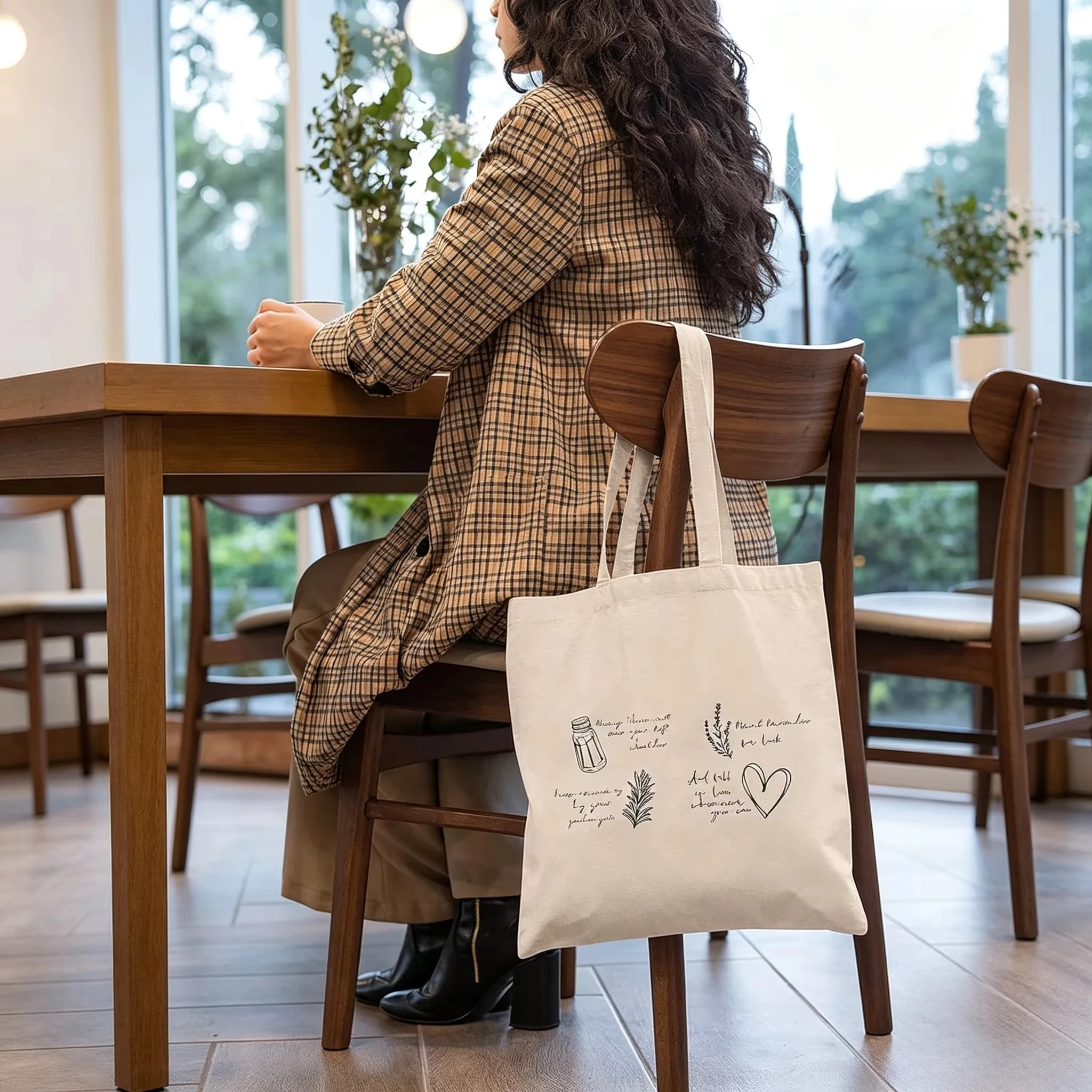 LIBIHUA Inspirational Gift for Women,Sister,Daughter,Best Friend,Cousin,Coworker-Shoulder Bag Shopping Canvas Bag