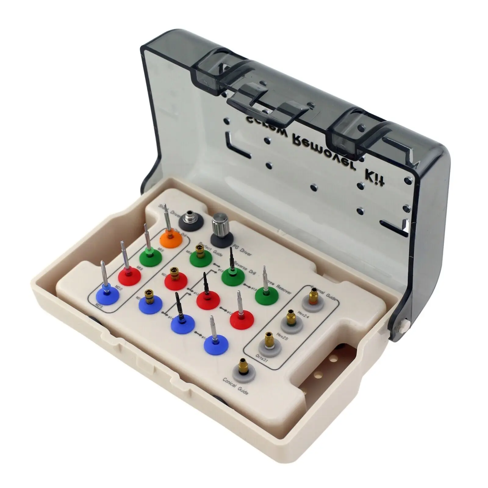 Dental Implant Broken Fractured Screw Remover Kit New Upgrade NeoBiotech SR Claw Reverse Drill