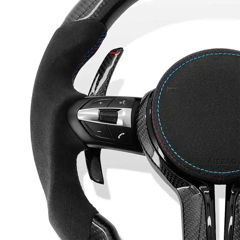 M Steering Wheel for BMW E90 E91 E92 E93 E70 E71 E72 E53 E89 E86 E84 E83 E81 E87 E82 E88 E46 E60 E38 E39 F30 F10 F20 F32 F36 F80 - Image 4