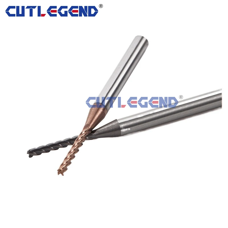 Extra langer Flötenfräser aus Vollhartmetall, Tiefnutfräser mit langer Schneidkante, Fräser, Schnittlänge 6/8/10/12/15 mm, Durchmesser 1/2/2,5 mm – Detail 5