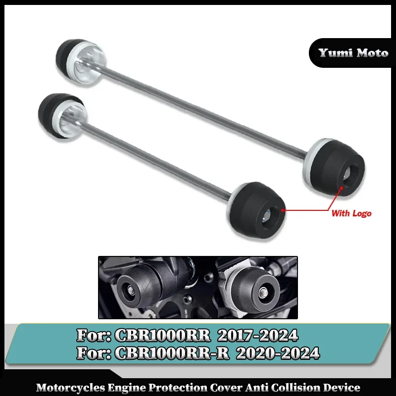 

Motorcycle Front Wheel Rear Wheel Crash Slider Pads Motorcycle Spindle Bobbins For HONDA CBR1000RR / CBR1000RR-R