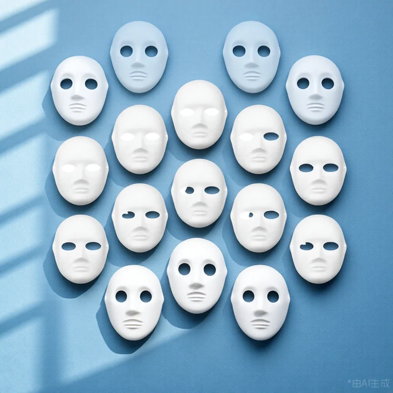 

10Pcs White DIY Paper Masks Paintable Beijing Opera Face Costume Party Masquerade Cosplay Props Blank Mask Masquerade Mask White