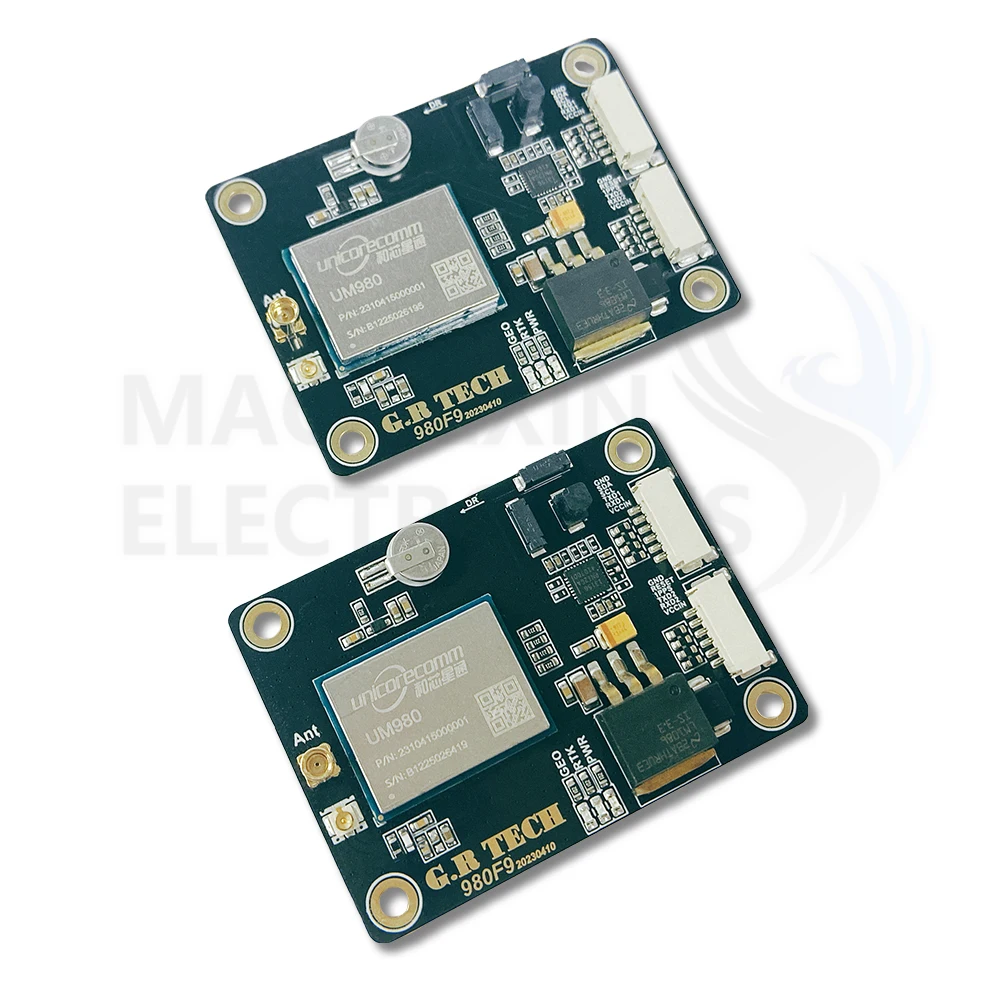 Imagem -02 - Placa Receptora Gnss do Pin Incase Rtk Um980 Antena para Drone Um980