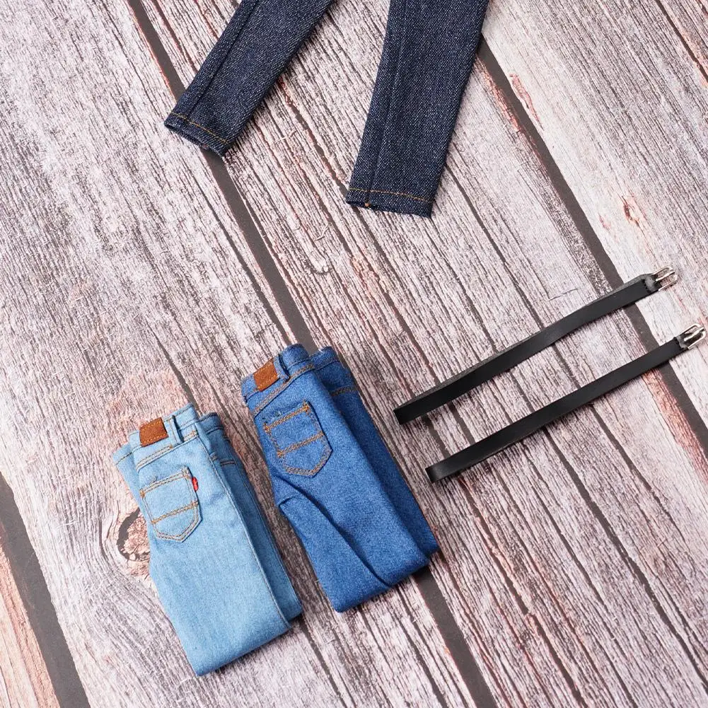 1/6 männliche Jeans Overalls Arbeitshosen lange Freizeithosen Sportschuhe für 12 Zoll TBLeague Soldat Actionfigur Körpermodell – Detail 10