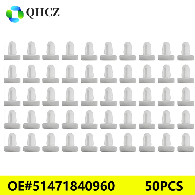 50PCS  Door Sill Trim Clips E30 E32 E34 E36 E38 E39 E46 Z4 E81 E82 E84 E63 E64 E65 Interior Accessories OE#51471840960