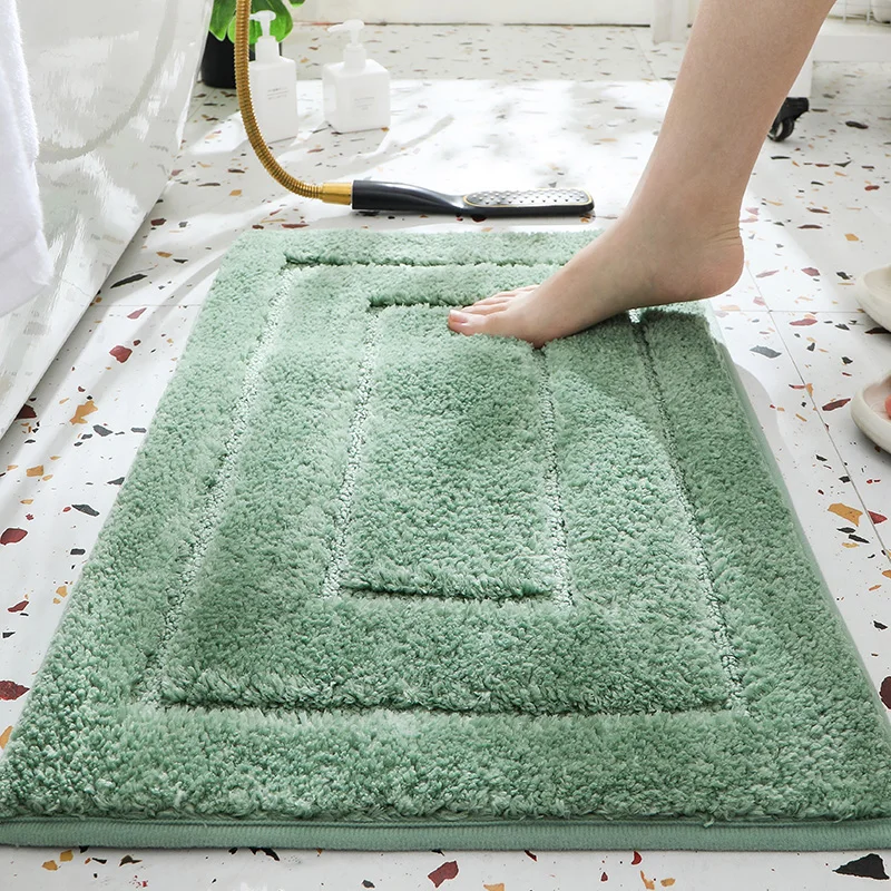 1Pcs Multi Color Optional Soft Entrance Door Mat Bathroom Anti Slip Mat Floor Mat Comfortable Absorbent Mat Corridor Foot Mat