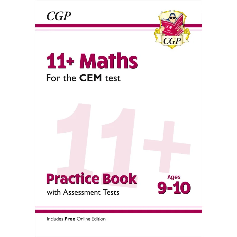 

11 CEM Maths Practice Book Assessment Tests Ages 910 With Online Edition CGP Books 9781789081466