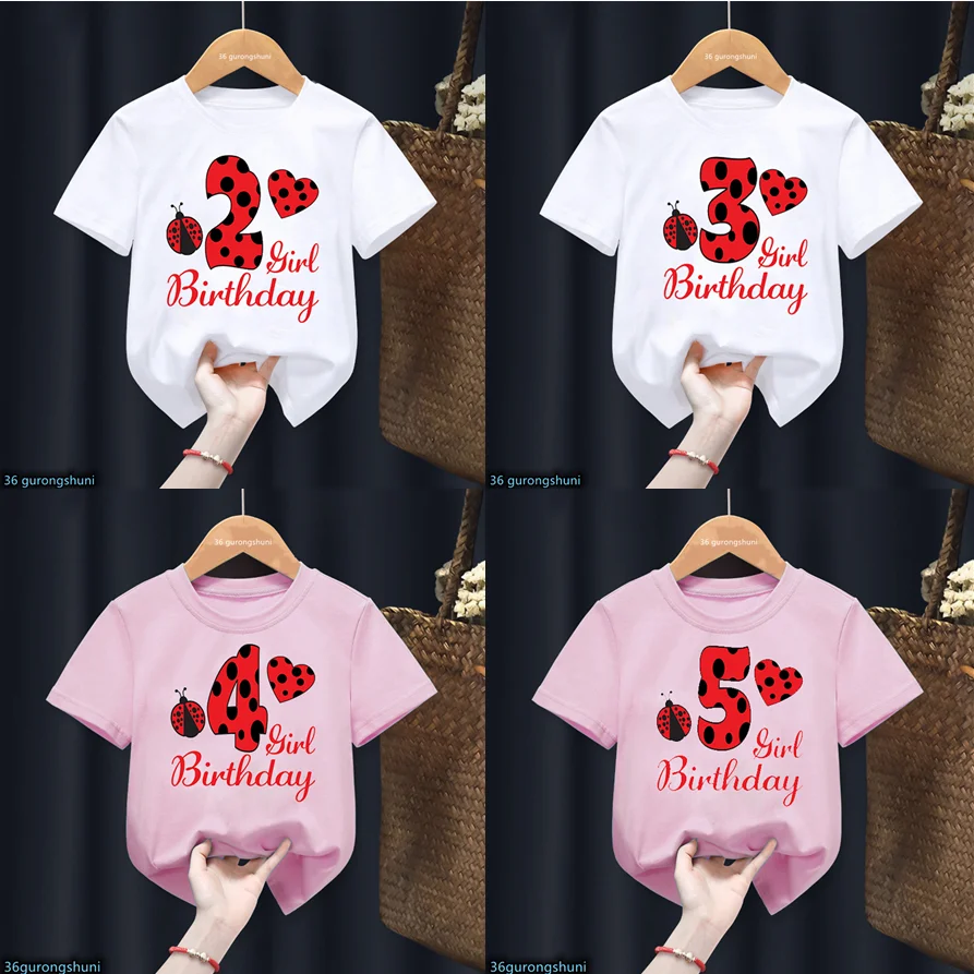 Camiseta personalizada con nombre y mariquita para niño – Manga corta - imagen 5
