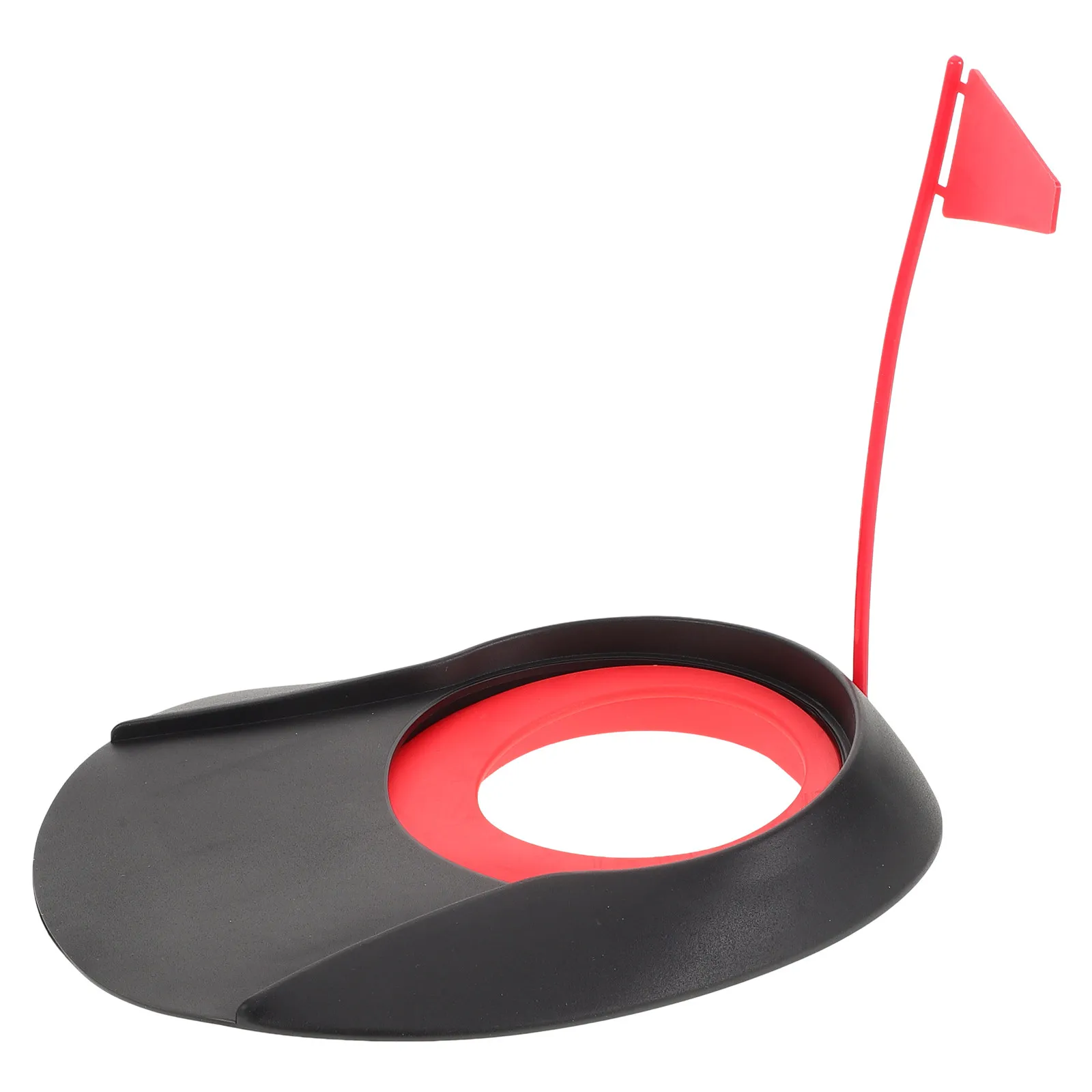 Plastic Golf Putting Cup with Marking Flag Regulation Size Practice Hole for Indoor Outdoor Putting Training Home Office Gym