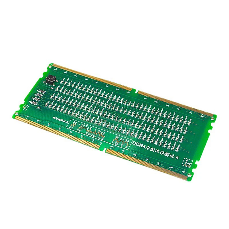 Cartão de Teste Ram Slot de Memória para Fora Led Desktop Placa-mãe Reparação Analisador Testador Ddr4