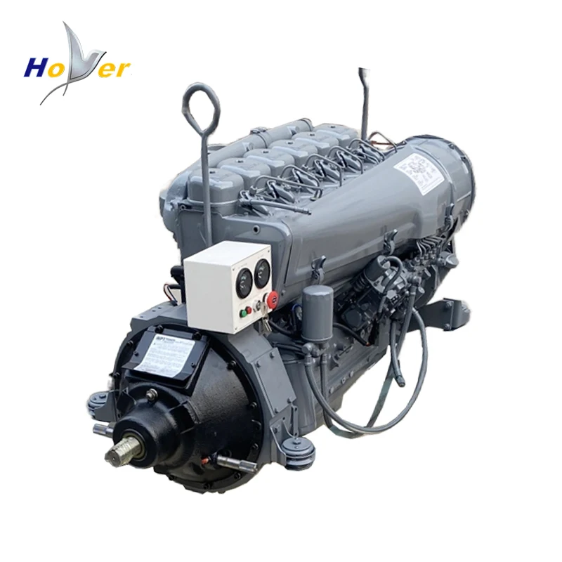 Machinery diesel engines air cooled 6 cylinder 4 stroke F6L912 912 2300rpm with clutch control box for deutz engine assembly