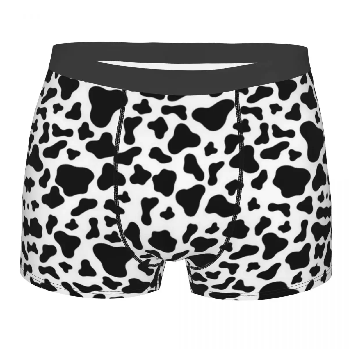 

Sexy Male Sexy Cow Print Underwear Anima Skin Texture Boxer Briefs Stretch Shorts Panties Underpants