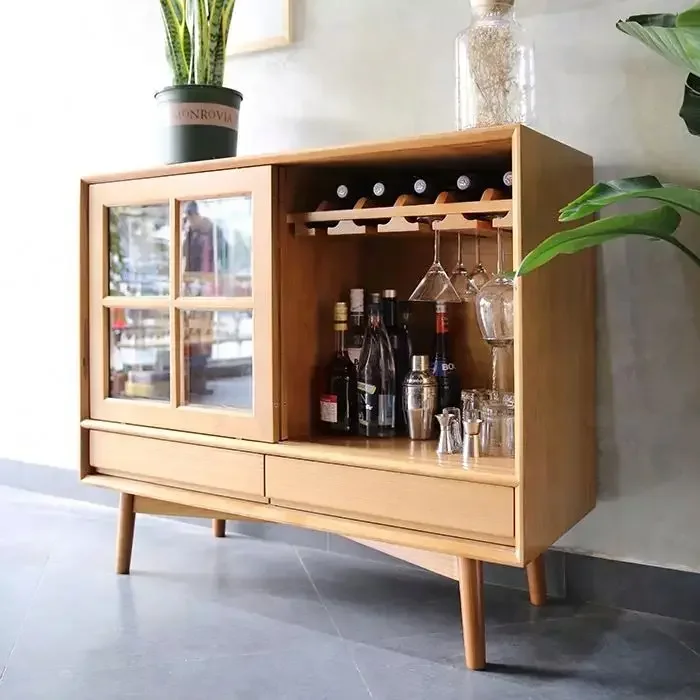 

SAT049 Antique Kitchen Dining Room Furniture Industrial Metal Iron Wood Metal Sideboard Solid Wood Side Cabinet