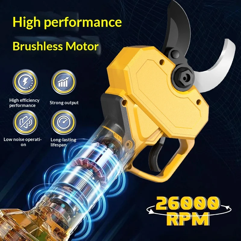 5,0 Elektrische Gartenschere Tesoura De Poda A Bateria Tijeras De Podar Con Batería Tesoura De Poda Elétrica Schälschere mit Akku