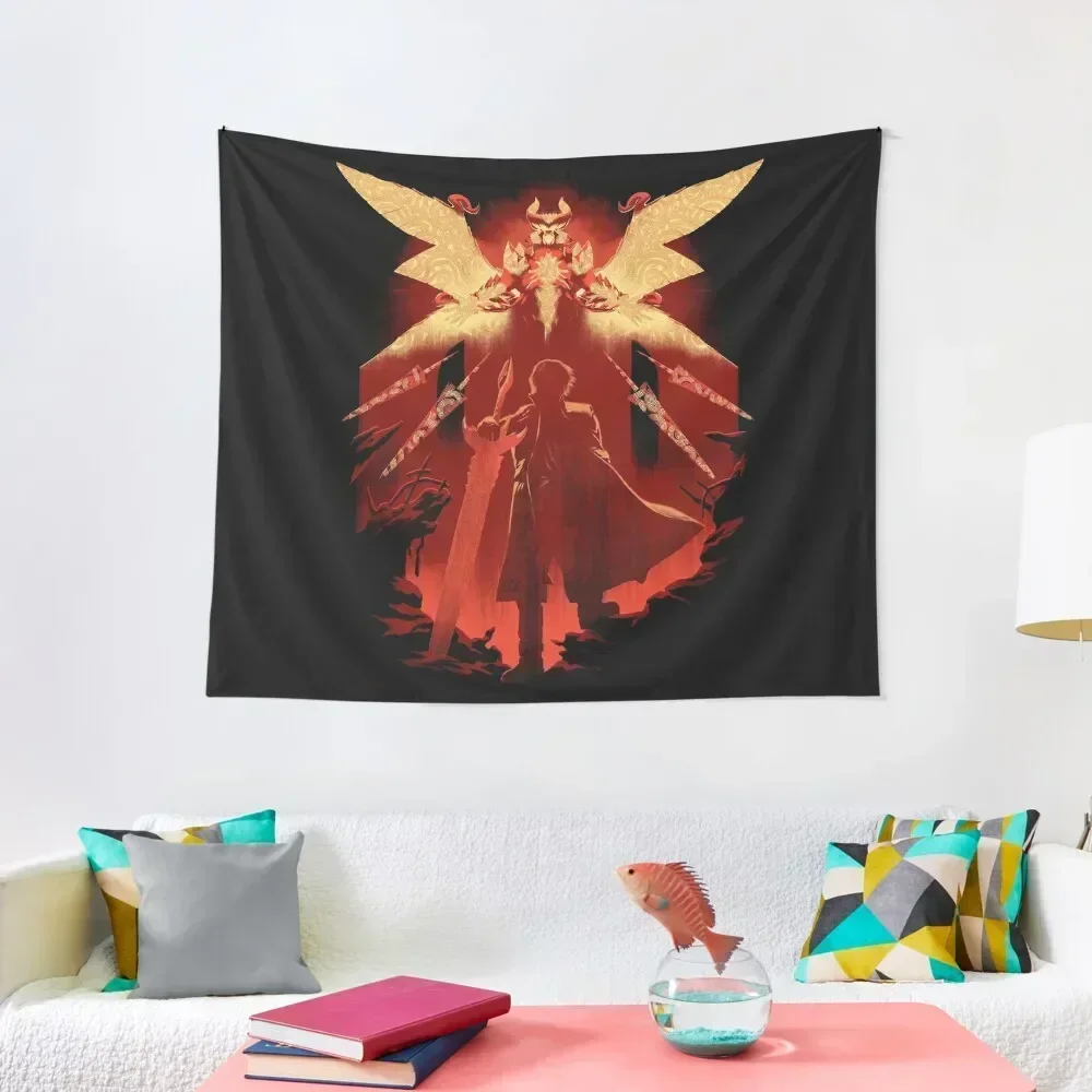 

Red Hunter Tapestry Wall Decor House Decoration Korean Room Decor Tapestry