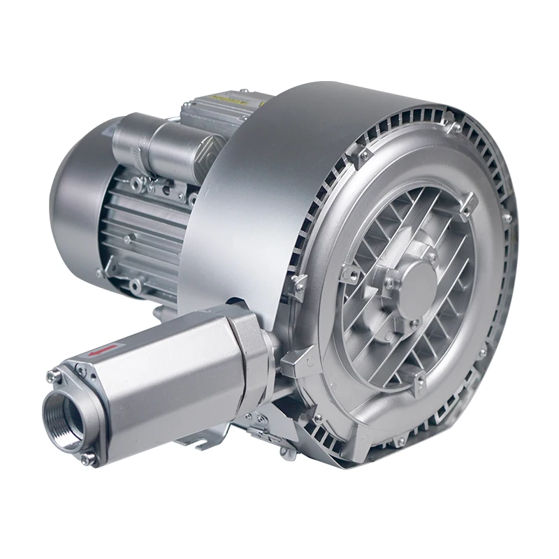 High Pressure vortex air Pump Regenerative Blower 1.5hp Double Stage vortex Ring Blower Sewage and Wastewater