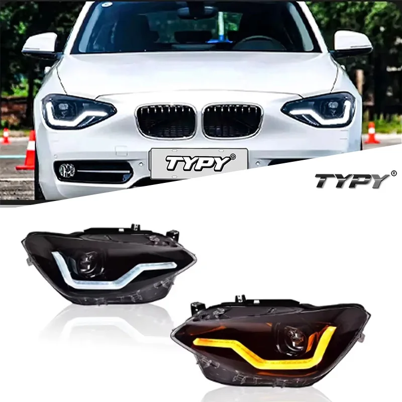 

TYPY Car Headlights For BMW 1 Series F20 LED Car Lamps Daytime Running Lights Dynamic Turn Signals Car Accessories 2012-2015