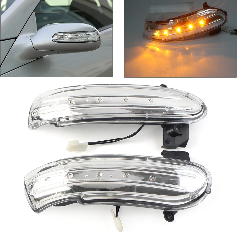 Car LED Dynamic Rearview Mirror Turn Signal Light For Mercedes Benz SLK Class R171 W171 2004-2008 For SL-Class R230 W230 2002-08