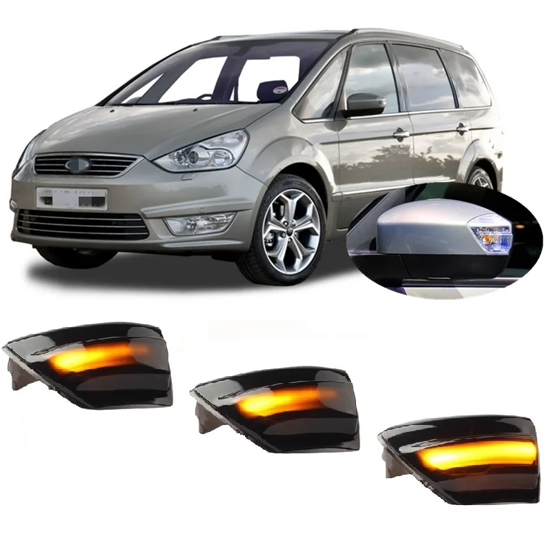 

Подходит для Ford Galaxy WA6 2006 2007 2008 2009 2010 2011 2012 2013 2014 2015 динамический светодиодный мигалка боковое зеркало указатель поворота
